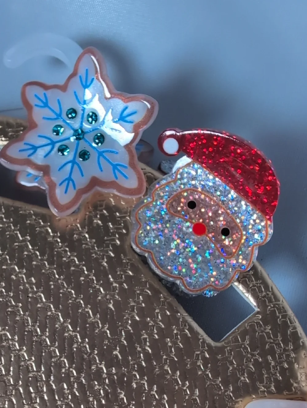Piper K Christmas Themed Mini Hair Claw Clips *Please Read